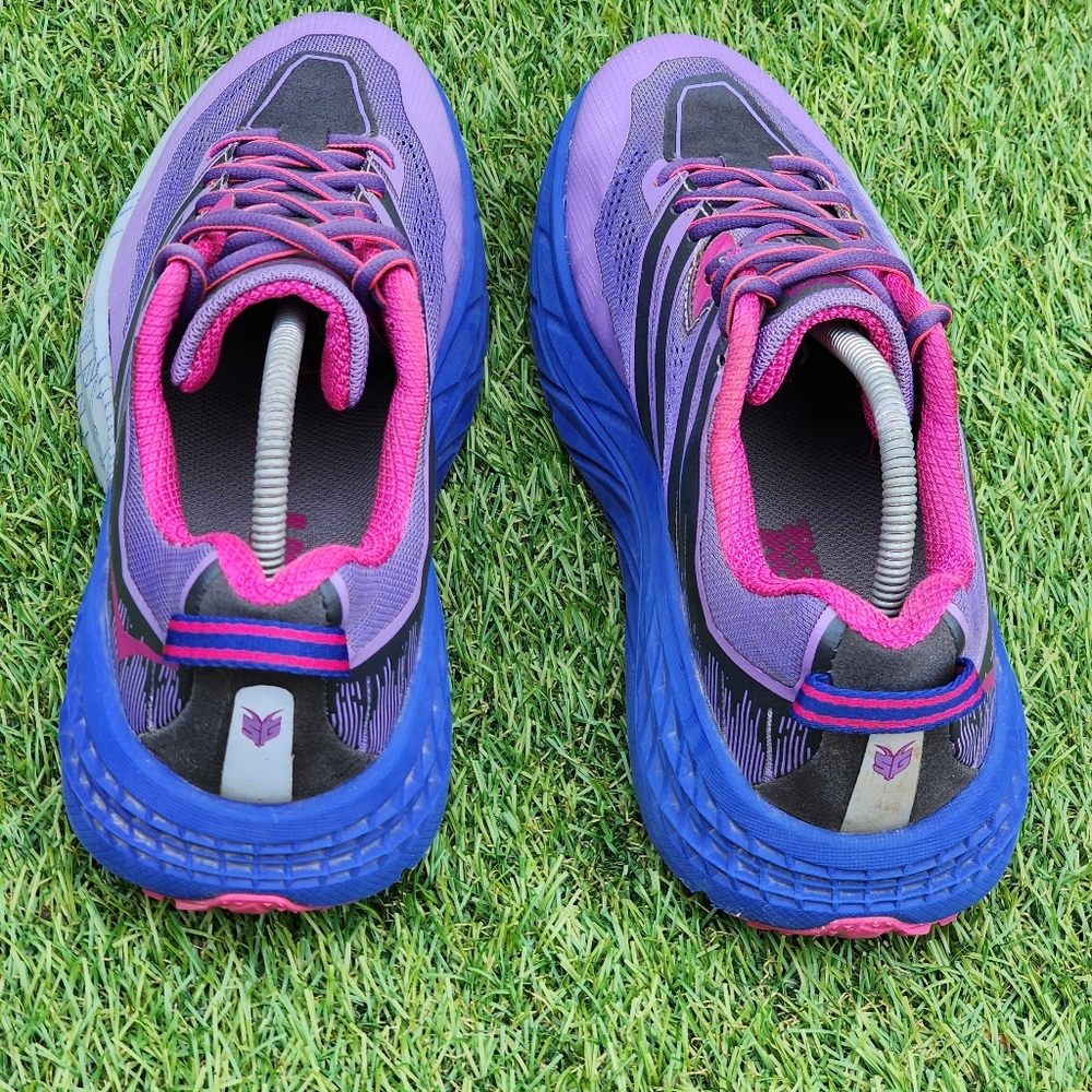 Women's Purple and Pink Running Shoes - Picture 5 of 9
